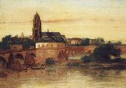 Gustave Courbet View of Frankfurt an Main oil painting reproduction